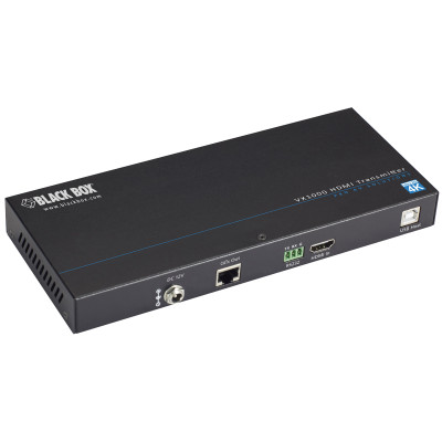 Black Box VX-1001-TX-R2 Extender Transmitter, 4K, HDMI, CATx, USB